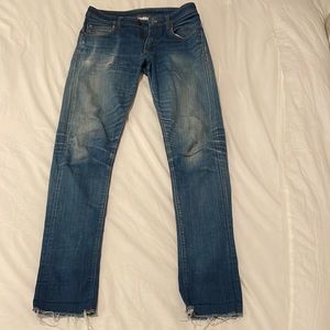 Mens Billiam Premium Selvedge Denim Handmade Jeans 28” Skinny